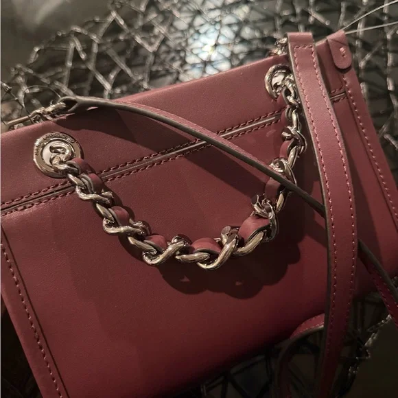 Karl Lagerfeld Paris wine cross body (Leather) - Picture 3 of 9